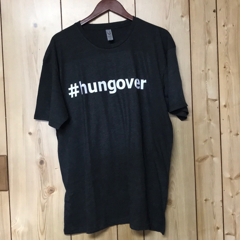 Funny Boutique unisex t-shirt #hungover NEW XL